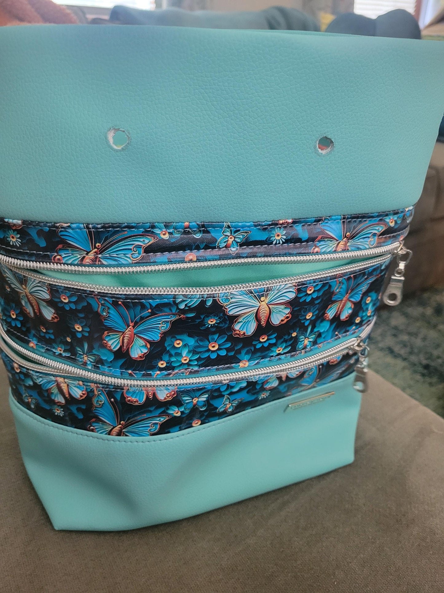 One of a kind handmade Bucket Bag handbag