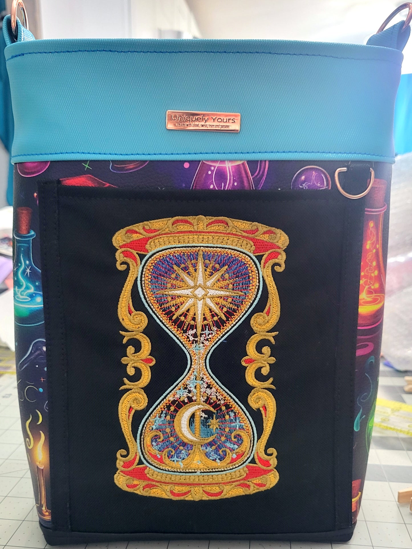 Embroidered "Potion" Bag