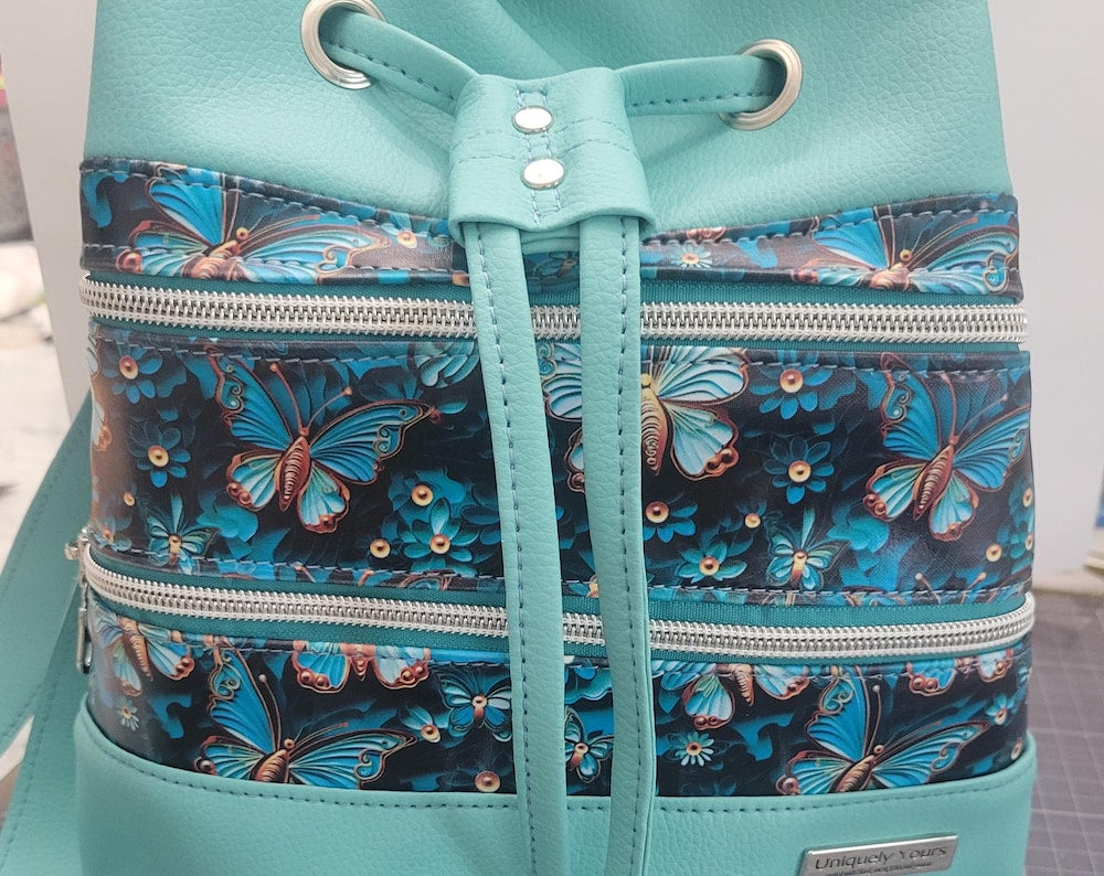 One of a kind handmade Bucket Bag handbag