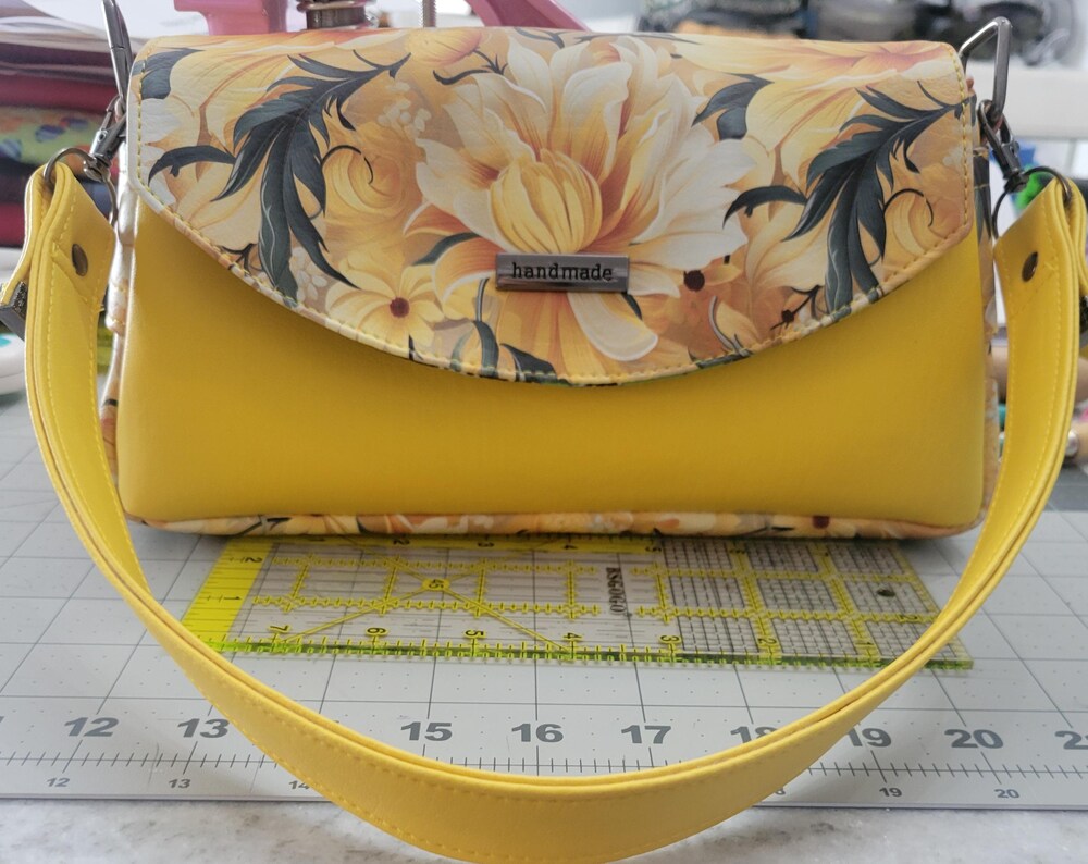Springtime Yellow Blooms Makayla Clutch