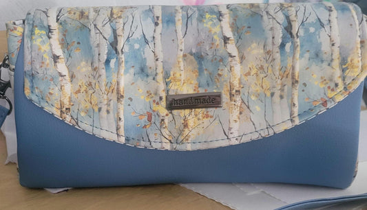 Makayla Clutch In Denim Blue