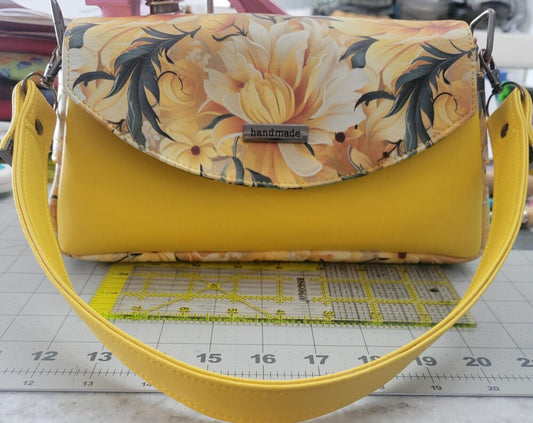 Springtime Yellow Blooms Makayla Clutch